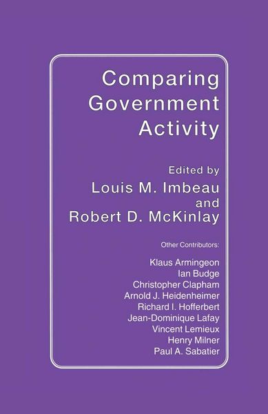 Produktbild: Comparing Government Activity