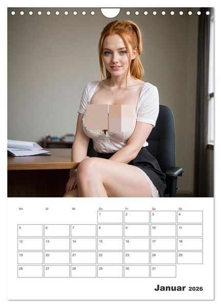 Produktbild: Schreibtischs&uuml;nden (Wandkalender 2026 DIN A4 hoch), CALVENDO Monatskalender
