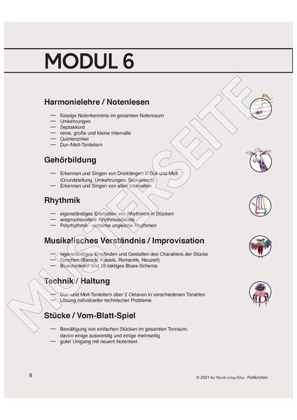 Produktbild: Klavierschule OH! Modul 6