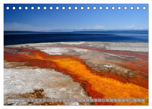 Produktbild: Der Yellowstone Nationalpark (Tischkalender 2026 DIN A5 quer), CALVENDO Monatskalender