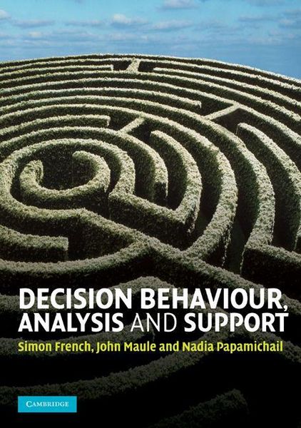 Produktbild: Decision Behaviour, Analysis and Support