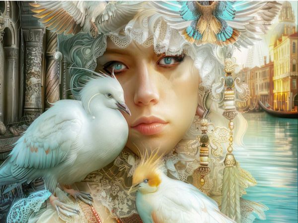 Produktbild: CALVENDO Puzzle Venezianische Impressionen | 1000 Teile Lege-Gr&ouml;&szlig;e 64x48cm Foto-Puzzle f&uuml;r gl&uuml;ckliche Stunden