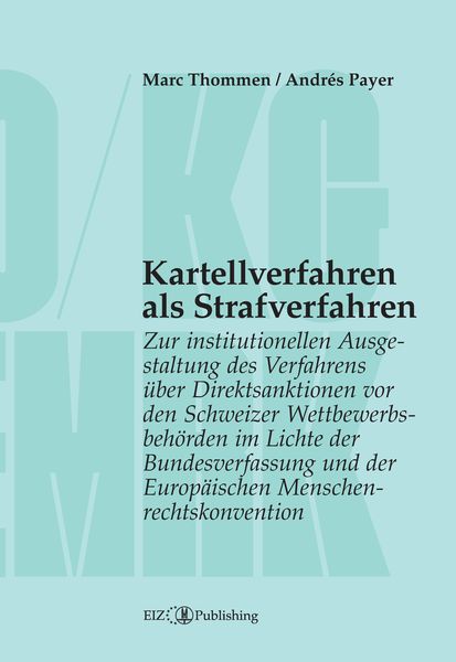 Produktbild: Kartellverfahren als Strafverfahren