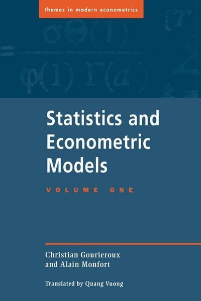 Produktbild: Statistics and Econometric Models