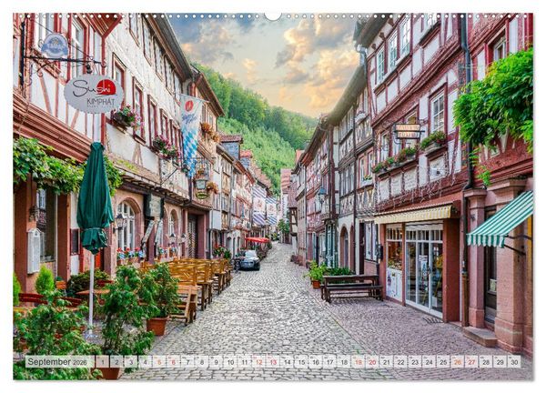 Produktbild: Miltenberg Impressionen (Wandkalender 2026 DIN A2 quer), CALVENDO Monatskalender
