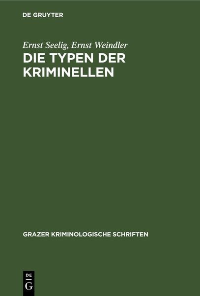 Produktbild: Die Typen der Kriminellen