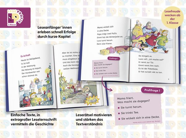 Produktbild: Leseprofis &ndash; Das sch&ouml;nste Weihnachtsgeschenk der Welt, 1. Klasse