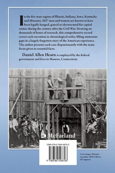 Produktbild: Legal Executions in Illinois, Indiana, Iowa, Kentucky and Missouri