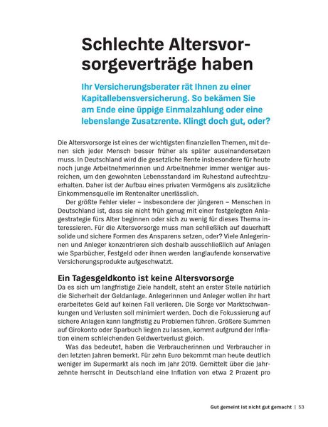 Produktbild: Die gr&ouml;&szlig;ten Anlagefehler und wie man sie vermeidet