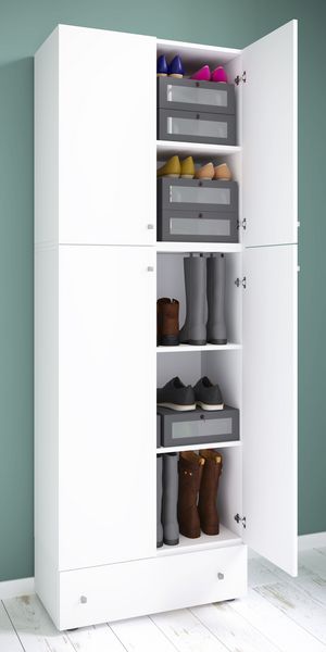 Produktbild: XXL Schuhschrank Kleiderschrank Schrank Lona 5f S