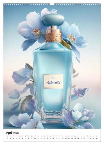Produktbild: Parfum Eleganz im Glas (Wandkalender 2026 DIN A2 hoch), CALVENDO Monatskalender