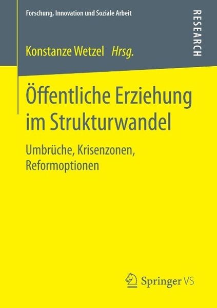 Produktbild: &Ouml;ffentliche Erziehung im Strukturwandel