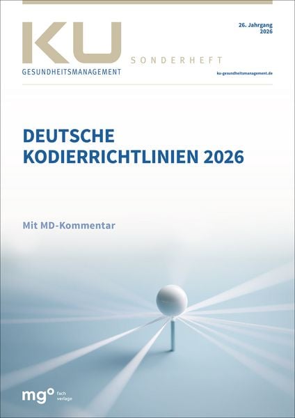 Produktbild: Deutsche Kodierrichtlinien 2026 mit MD-Kommentar