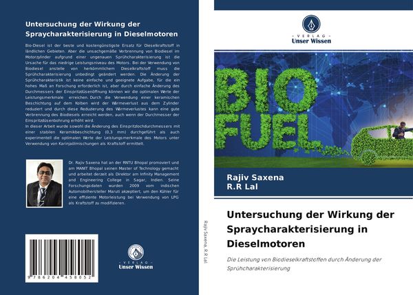 Untersuchung der Wirkung der Spraycharakterisierung in Dieselmotoren, Taschenbuch von Rajiv Saxena , R. R. Lal, Verlag Unser Wissen, 9786204458052
