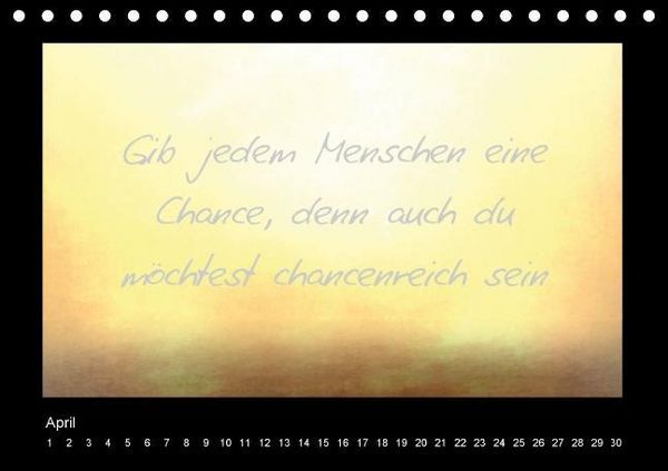 Produktbild: Monatsspr&uuml;che (Tischkalender immerw&auml;hrend DIN A5 quer)