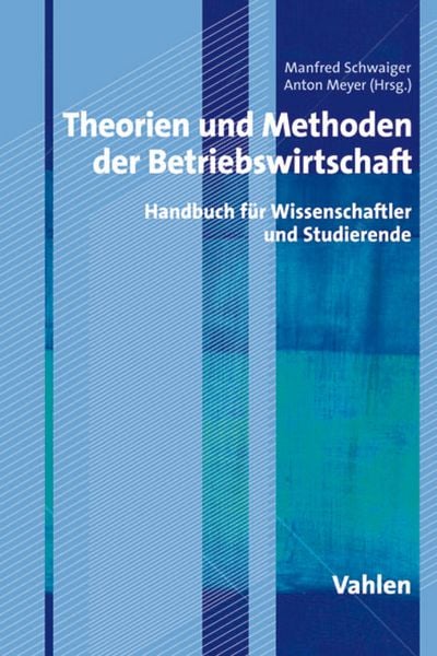 Produktbild: Theorien und Methoden der Betriebswirtschaft
