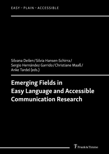 Produktbild: Emerging Fields in Easy Language and Accessible Communication Research