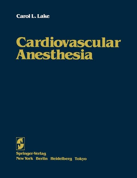 Produktbild: Cardiovascular Anesthesia