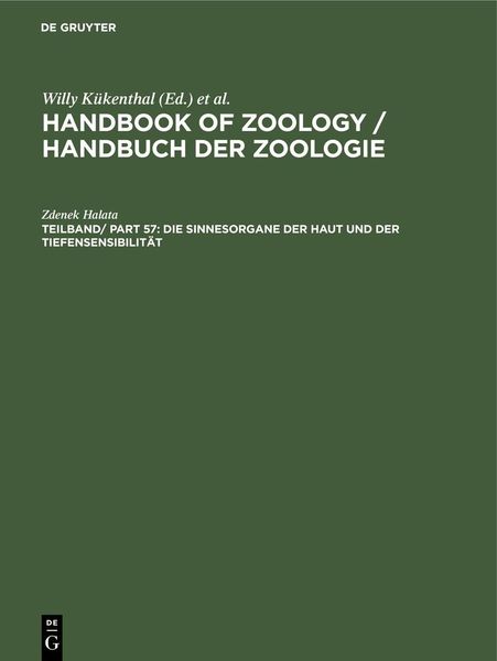 Produktbild: Die Sinnesorgane der Haut und der Tiefensensibilit&auml;t
