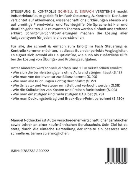 Produktbild: Steuerung und Kontrolle schnell & einfach verstehen - Industriekauffrau / Industriekaufmann