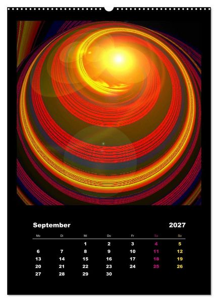 Produktbild: Energie-Spiralen 2027 (hochwertiger Premium Wandkalender 2027 DIN A2 hoch), Kunstdruck in Hochglanz