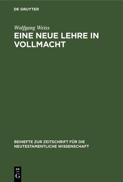 Produktbild: Eine neue Lehre in Vollmacht