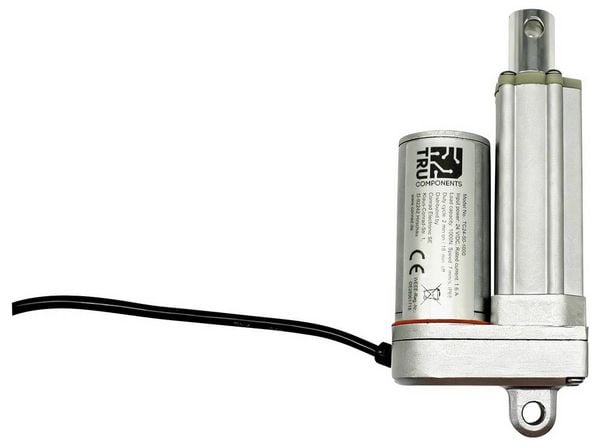 Produktbild: TRU COMPONENTS Elektrozylinder TC24-50-1000 TC-13492788 Hubl&auml;nge 50 mm Schubkraft 1000 N 24 V/DC 1 St.