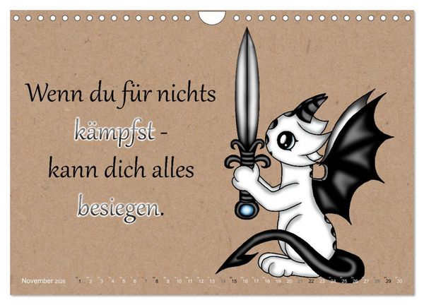 Produktbild: Motiviert durchs Leben (Wandkalender 2026 DIN A4 quer), CALVENDO Monatskalender