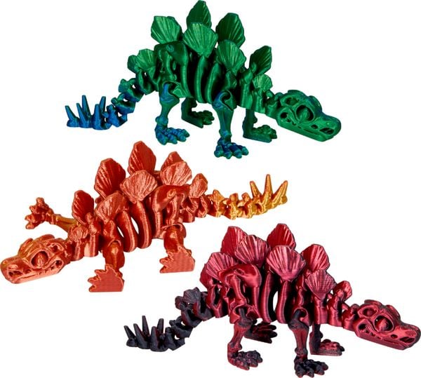 Kristalltier Stegosaurus Skelett - T-Rex World, sort.i.D.