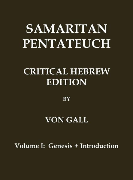 Produktbild: Samaritan Pentateuch