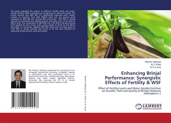 Produktbild: Enhancing Brinjal Performance: Synergistic Effects of Fertility & WSF