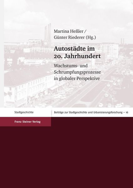 Produktbild: Autost&auml;dte im 20. Jahrhundert