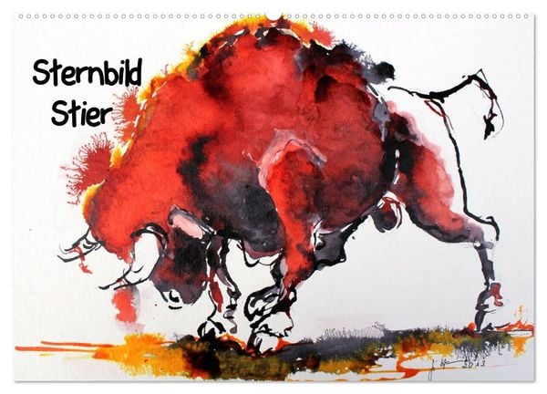 Produktbild: Sternbild Stier (Wandkalender 2026 DIN A2 quer), CALVENDO Monatskalender