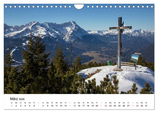 Produktbild: Zugspitz-Impressionen (Wandkalender 2026 DIN A4 quer), CALVENDO Monatskalender