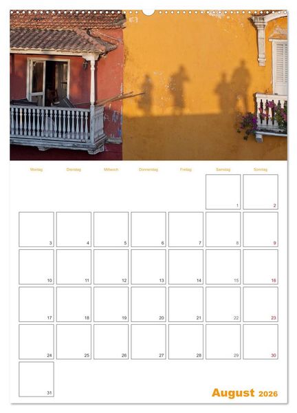 Produktbild: HOMMAGE AN KOLUMBIEN (hochwertiger Premium Wandkalender 2026 DIN A2 hoch), Kunstdruck in Hochglanz