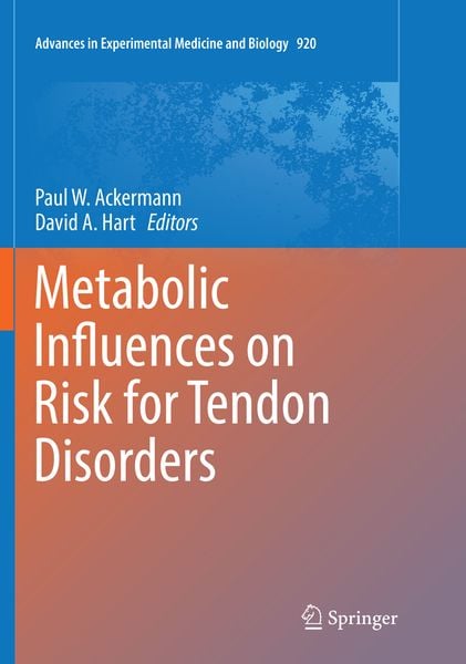 Produktbild: Metabolic Influences on Risk for Tendon Disorders