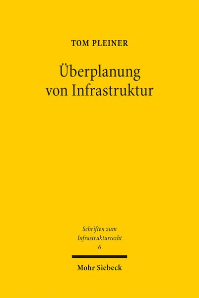 Produktbild: &Uuml;berplanung von Infrastruktur