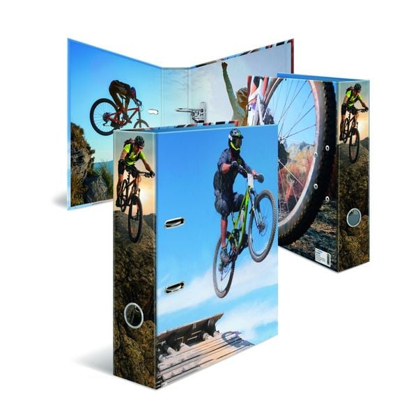Produktbild: HERMA Motivordner Mountain Bike DIN A4 R&uuml;ckenbreite 7cm