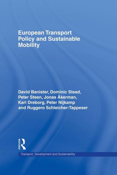 Produktbild: European Transport Policy and Sustainable Mobility