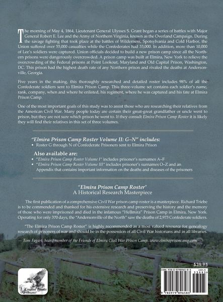 Produktbild: Elmira Prison Camp Roster Volume II