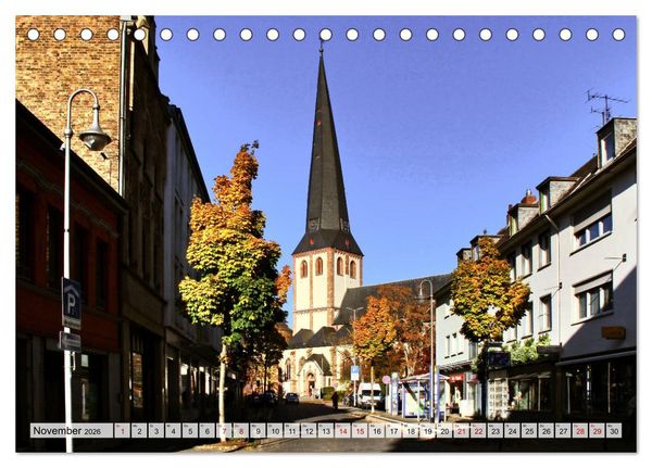 Produktbild: Euskirchen - Ein Trip durch die Kreisstadt am Rande der Eifel (Tischkalender 2026 DIN A5 quer), CALVENDO Monatskalender