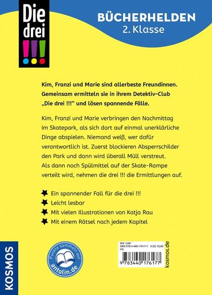 Die drei !!!, Bücherhelden 2. Klasse, Ein Fall im Skate-Park