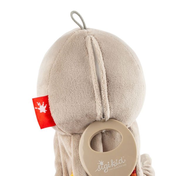 Produktbild: Sigikid 43534 - Baby Spieluhr Pl&uuml;sch-Oktopus/Krake, Melodie: Piraten der Karibik, 12x12x24cm