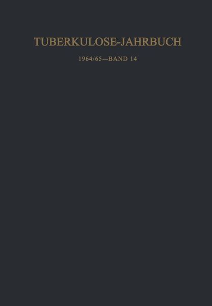 Produktbild: Tuberkulose-Jahrbuch