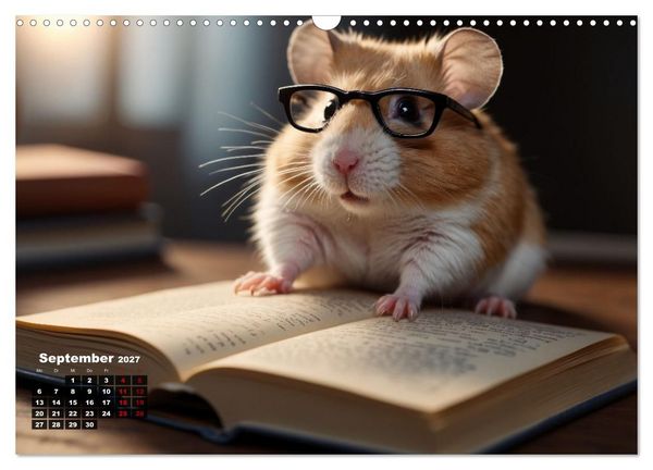 Produktbild: Hamstertage (Wandkalender 2027 DIN A3 quer), CALVENDO Monatskalender