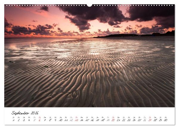 Produktbild: F&ouml;hrweh - Stimmungsvolle Nordsee Bilder (Wandkalender 2026 DIN A2 quer), CALVENDO Monatskalender