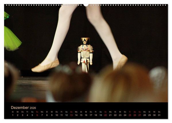 Produktbild: M&auml;dchentr&auml;ume - Ballett und Tanz (hochwertiger Premium Wandkalender 2026 DIN A2 quer), Kunstdruck in Hochglanz