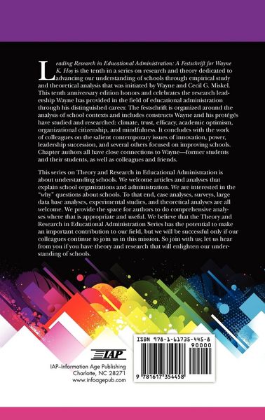 Produktbild: Leading Research in Educational Administration