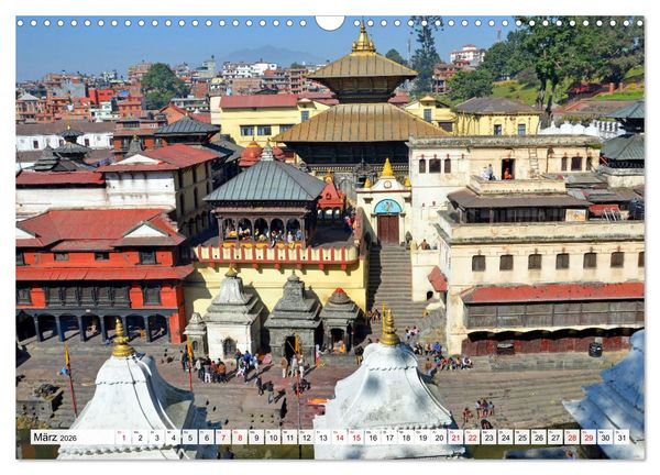Produktbild: Im Kathmandutal (Wandkalender 2026 DIN A3 quer), CALVENDO Monatskalender