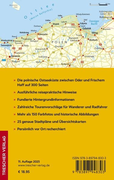 Produktbild: TRESCHER Reisef&uuml;hrer Polnische Ostseek&uuml;ste